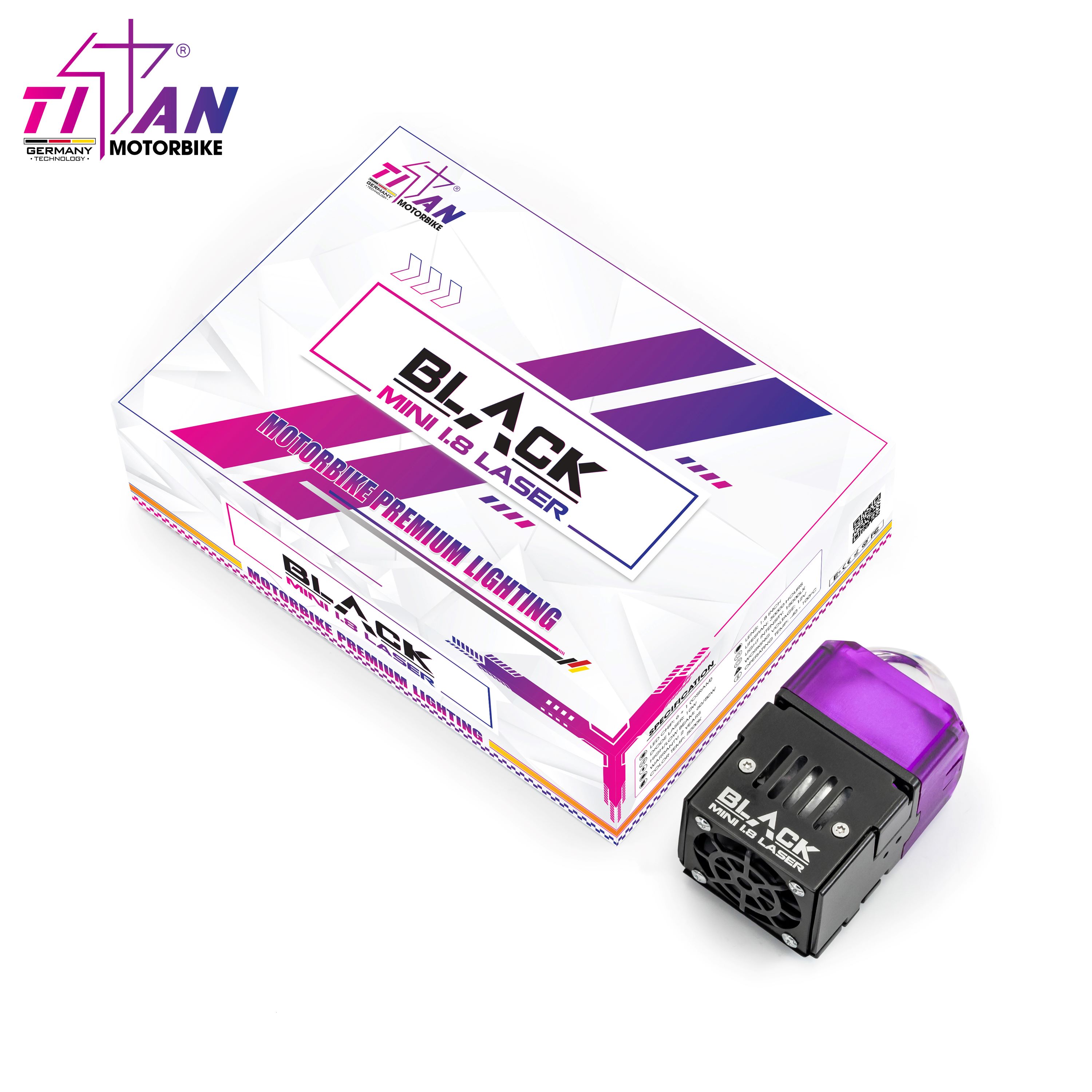 TITAN MOTO BLACK MINI 1.8 LASER 