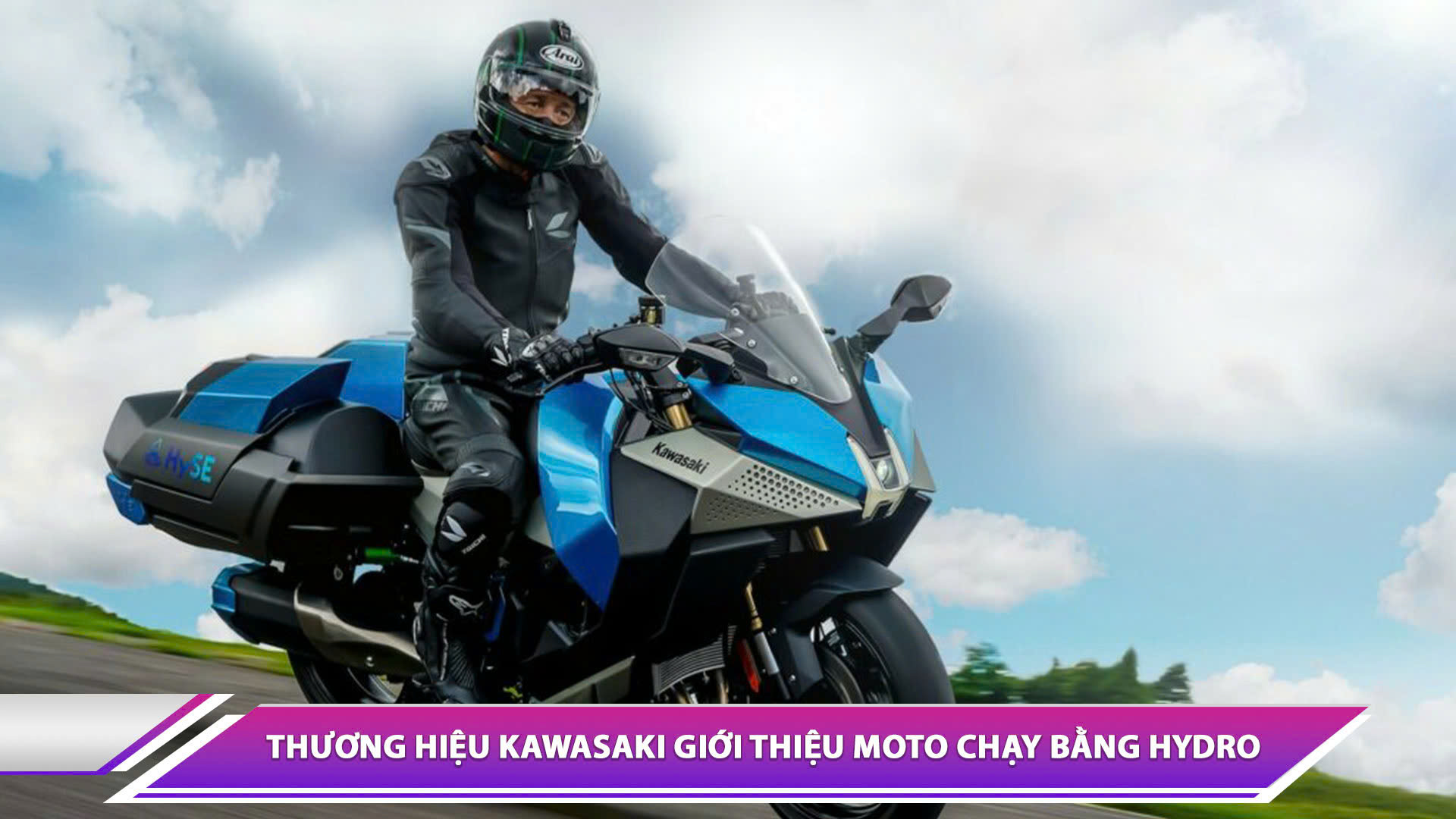 THƯƠNG HIỆU KAWASAKI GIỚI THIỆU MOTO CHẠY BẰNG HYDRO