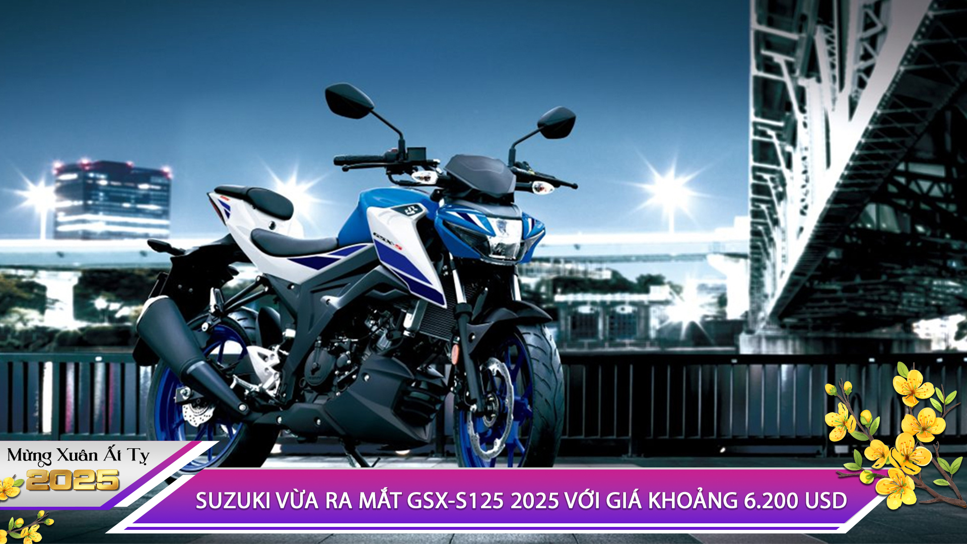 SUZUKI VỪA RA MẮT GSX-S125 2025 VỚI GIÁ KHOẢNG 6.200 USD